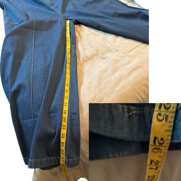 Denim & Co Plus Size Light Wash Wide-Leg Jeans in 18W NWOT - Picture 9 of 16